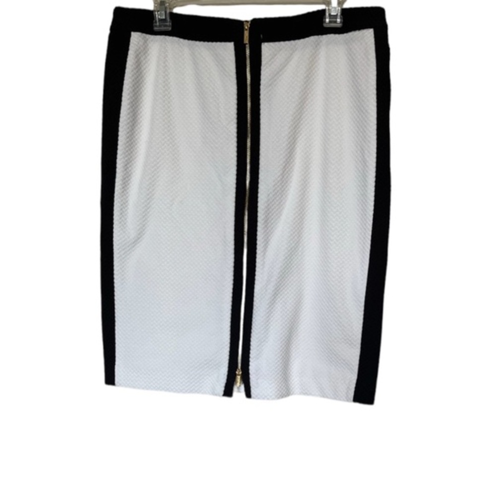Calvin Klein Chevron fabric Pencil Skirt Size 12 NWT - Picture 1 of 4